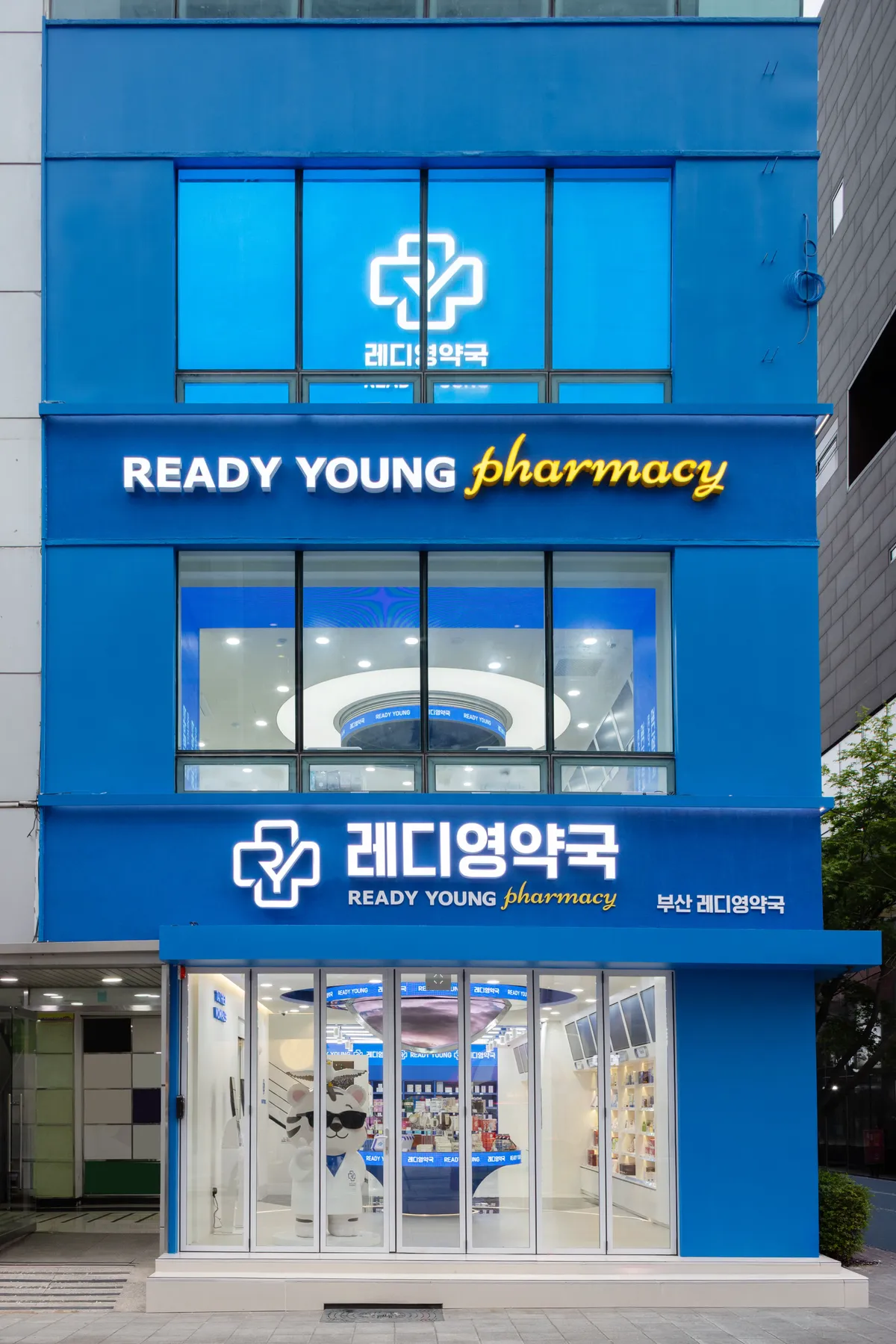 부산약국 부산레디영약국 매장 외관 및 내부